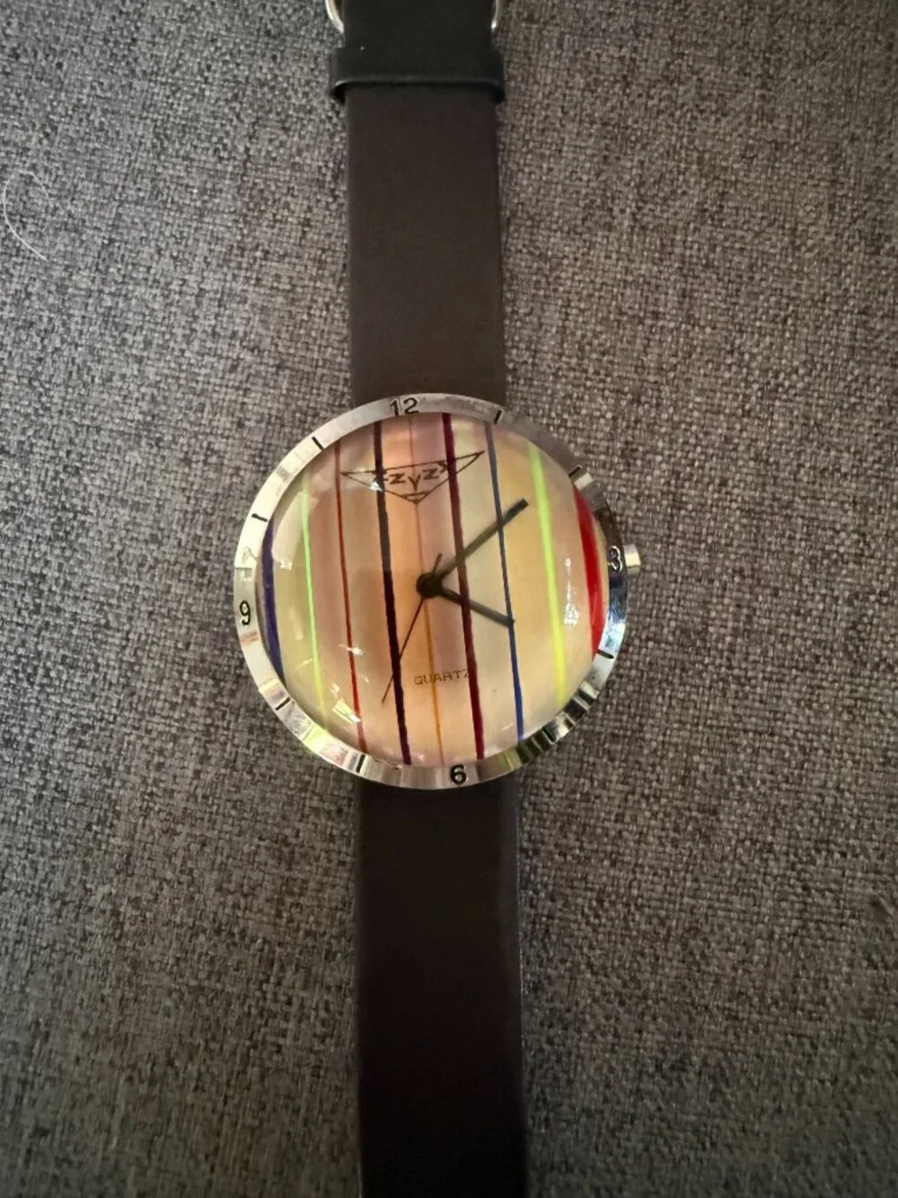 Vintage ZZYZX Domed Kaleidoscope Watch